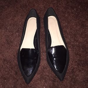ASOS Black Patent and Suede Flats